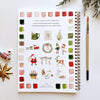 Christmas watercolor workbook - Juniper Collective LLC