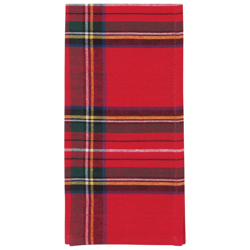 Christmas Plaid Woven Napkins Set of 4 - Juniper Collective LLC