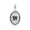 Charm Garden - Silver - Scalloped Initial Charm - M - Juniper Collective LLC