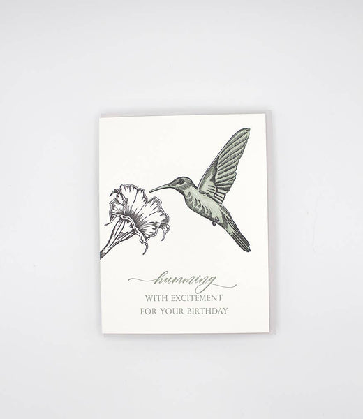 Humming With Excitement For Your Birthday Card - Juniper Collective LLC
