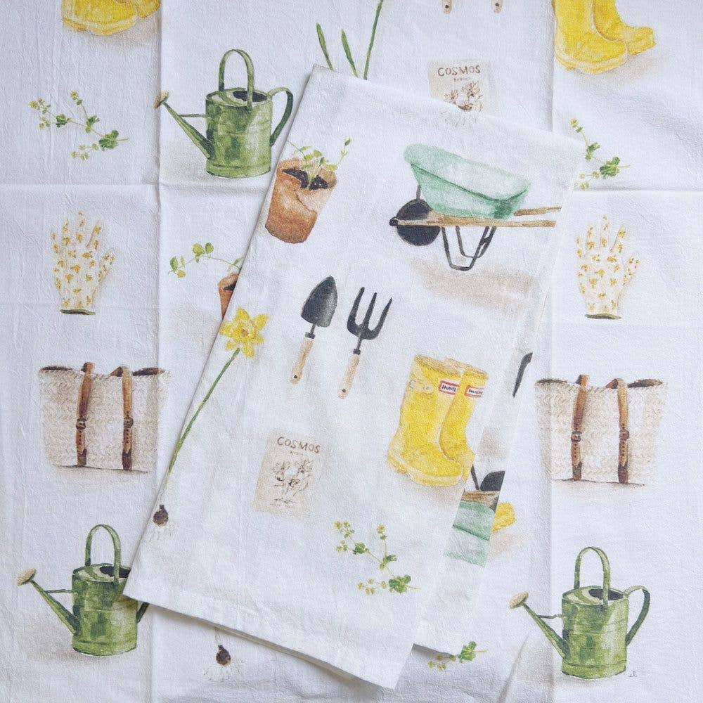 Gardening tea towel - Juniper Collective LLC