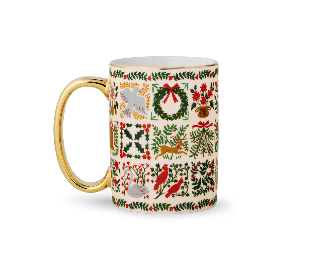 Christmastide Porcelain Mug - Juniper Collective LLC