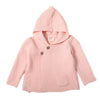 Milan Pastel Hooded Sweater Knit Baby Jacket in Blush - Juniper Collective LLC