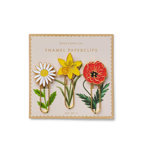 Garden Study Enamel Paper Clip Set - Juniper Collective LLC