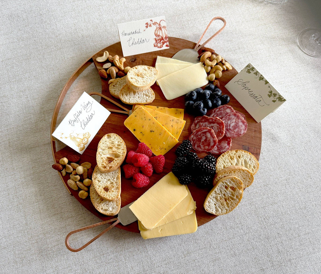 Pumpkins & Squash Place Cards- Double-sided Table Tents (Set of 12) - Juniper Collective LLC