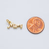 14K Gold Filled 16mm Grandma "Mimi" Minimalist Script Charm | Charms-00030 - Juniper Collective LLC