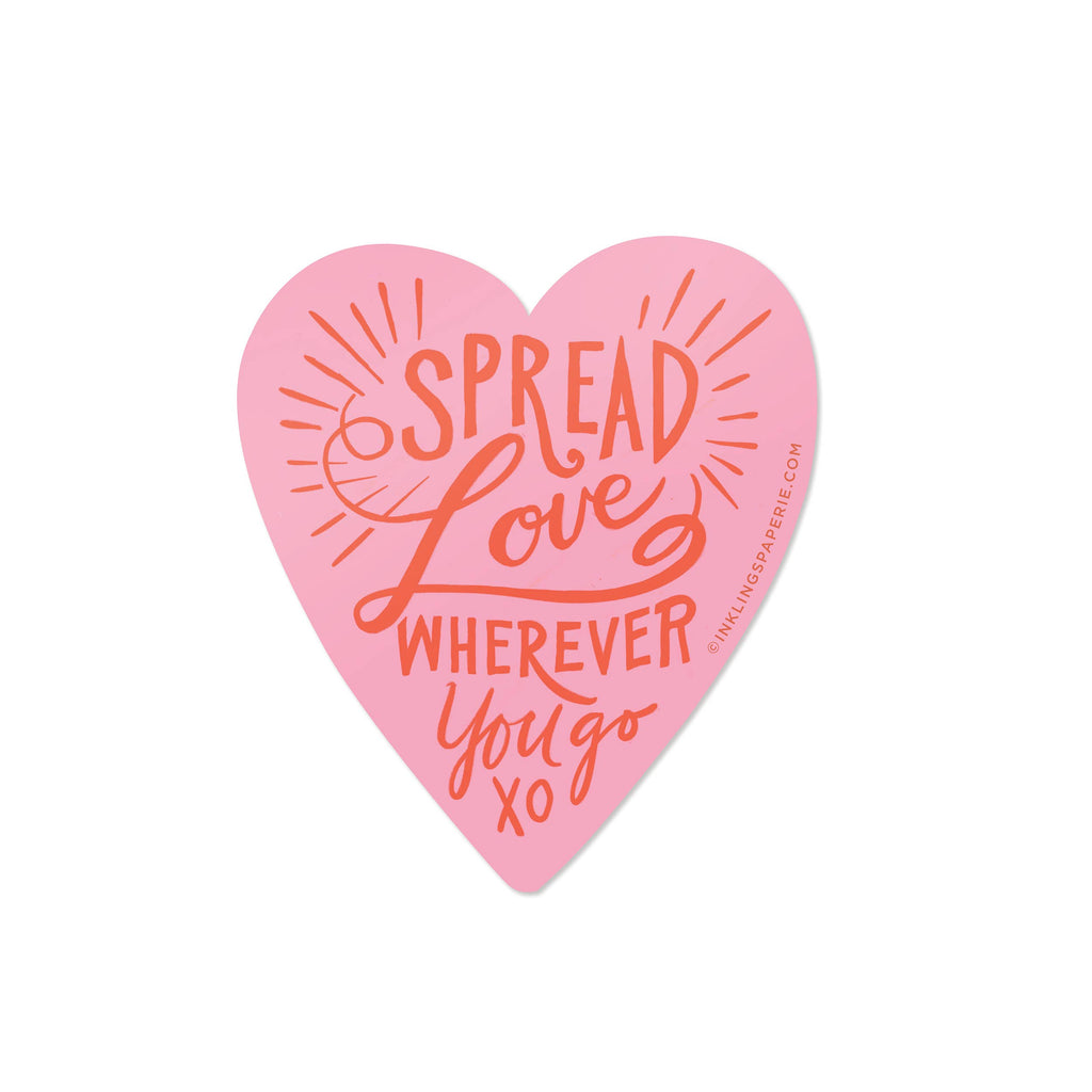 Vinyl Sticker - Spread Love - Juniper Collective LLC