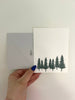 Evergreen Flat Card Pack- Letterpress - Juniper Collective LLC
