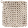 Dove Gray Knit Potholder - Juniper Collective LLC
