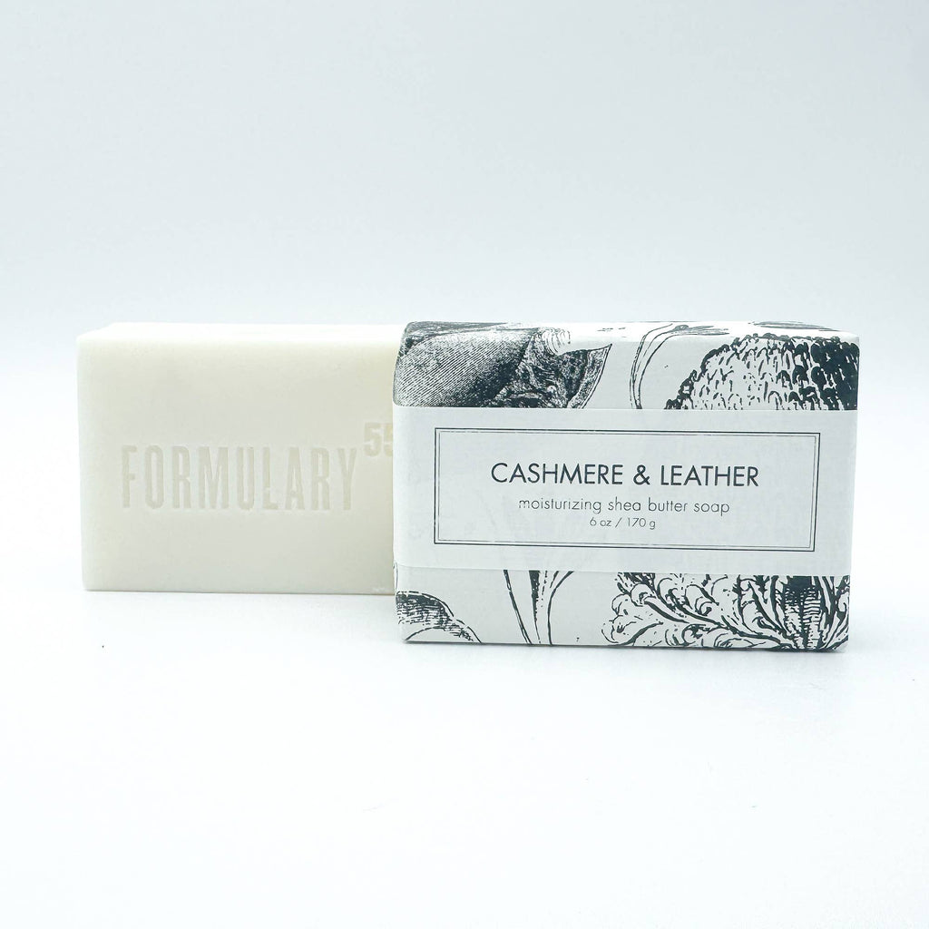 Cashmere & Leather Shea Butter Soap - Bath Bar - Juniper Collective LLC