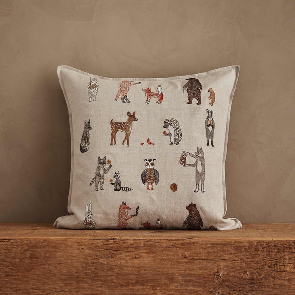 Woodland Friends Pillow - Juniper Collective LLC