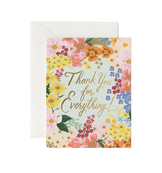 Thank You For Everything Card - Juniper Collective LLC