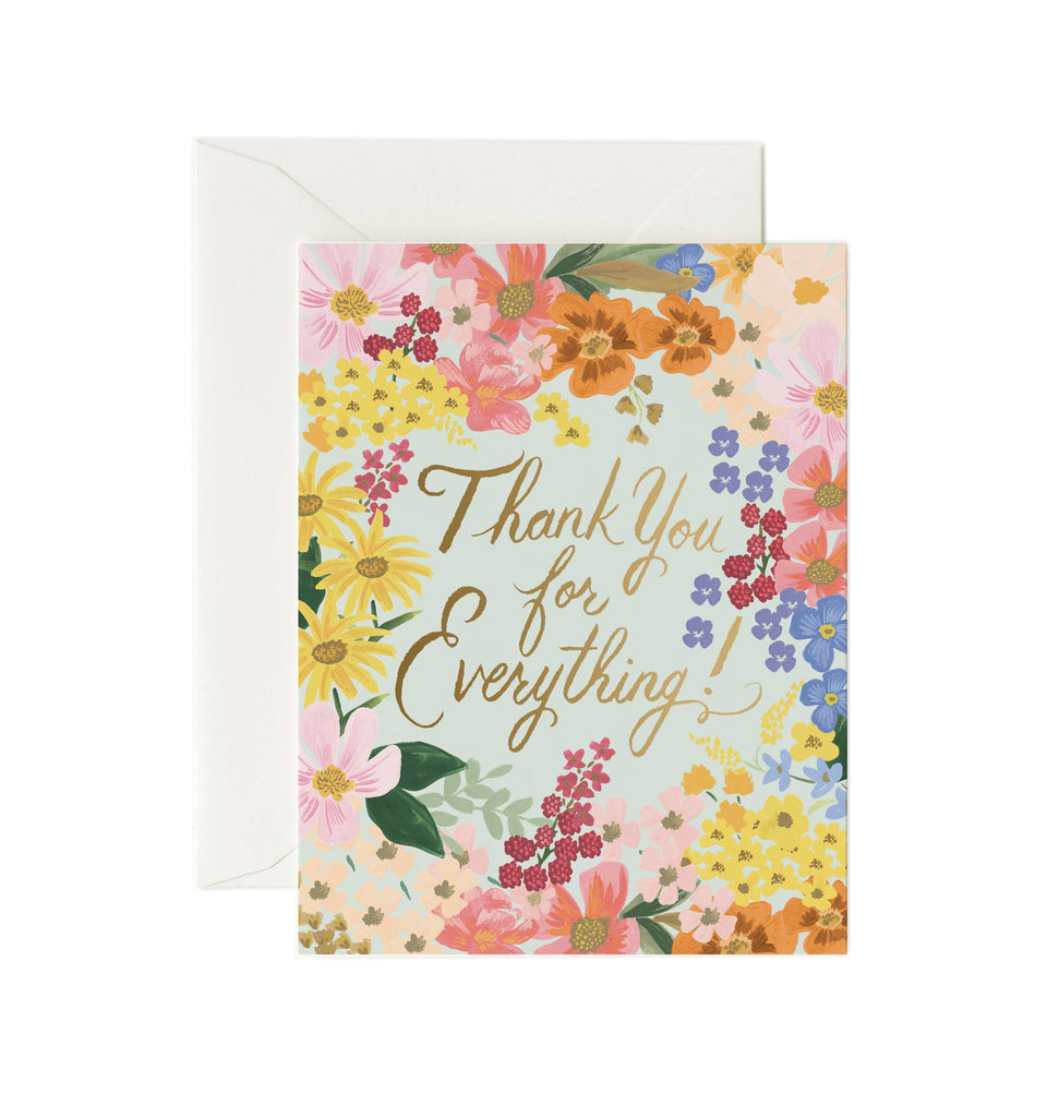Thank You For Everything Card - Juniper Collective LLC