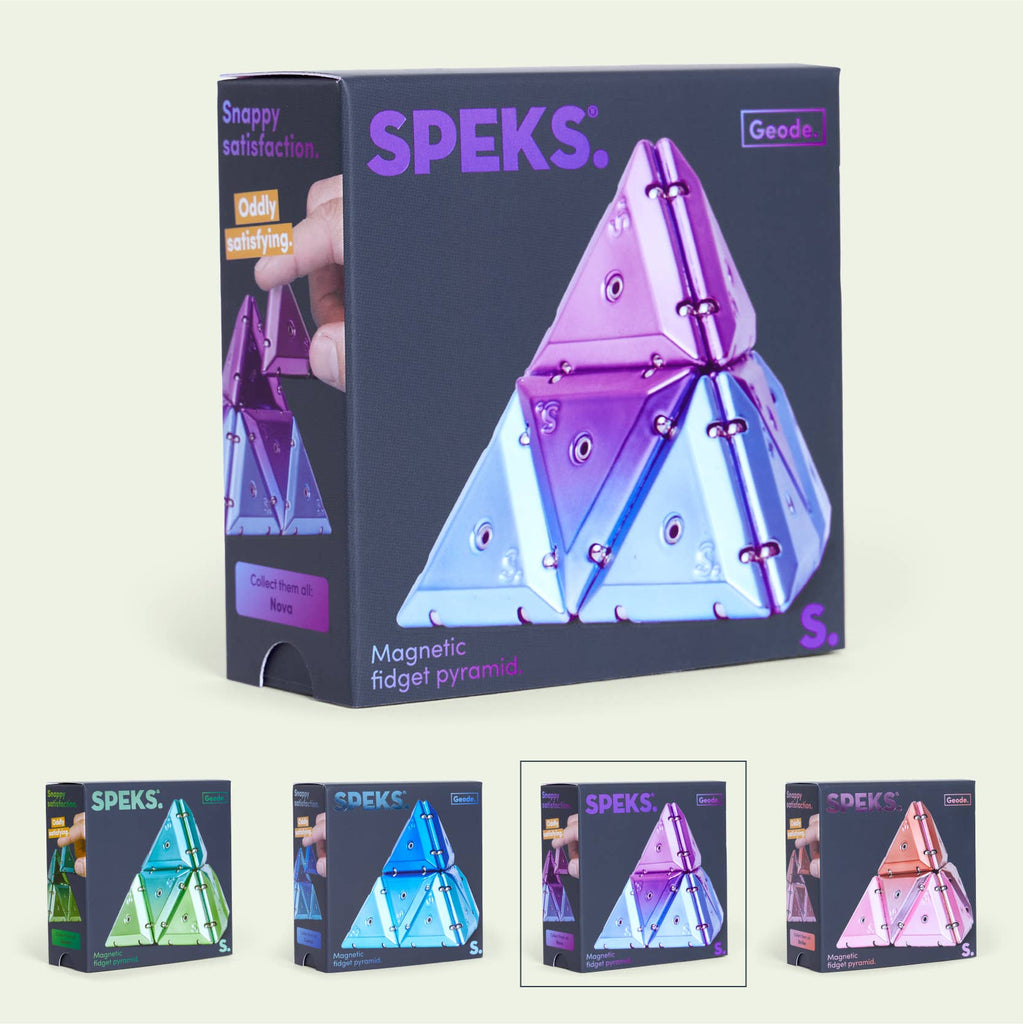 Geode Chrome Pyramids Single Color Case Pack - Juniper Collective LLC