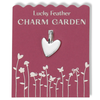 Charm Garden - Silver - LOVE - Organic Heart - Juniper Collective LLC