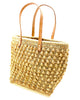 Boucle Crochet Straw Basket Bag - Juniper Collective LLC
