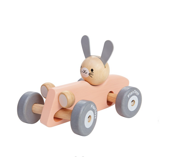 Pink Bunny Race Car - Juniper Millbrook