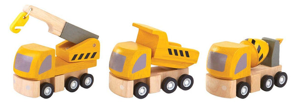 Wooden Construction Trucks - Juniper Millbrook